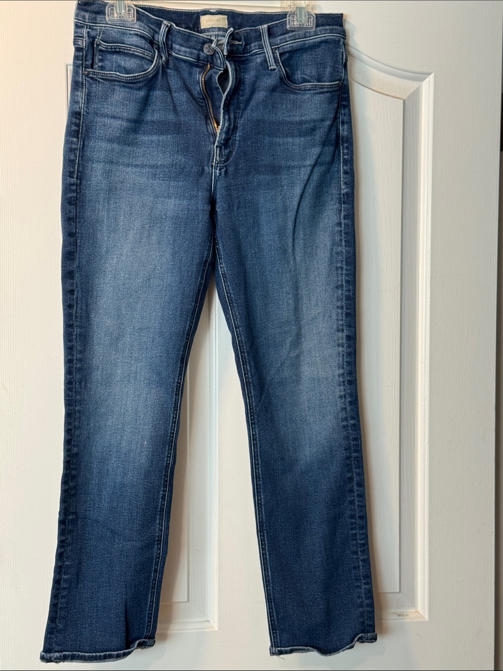 MOTHER Mid Rise Dazzler Ankle Jeans - Dark Blue- Heirloom size 31